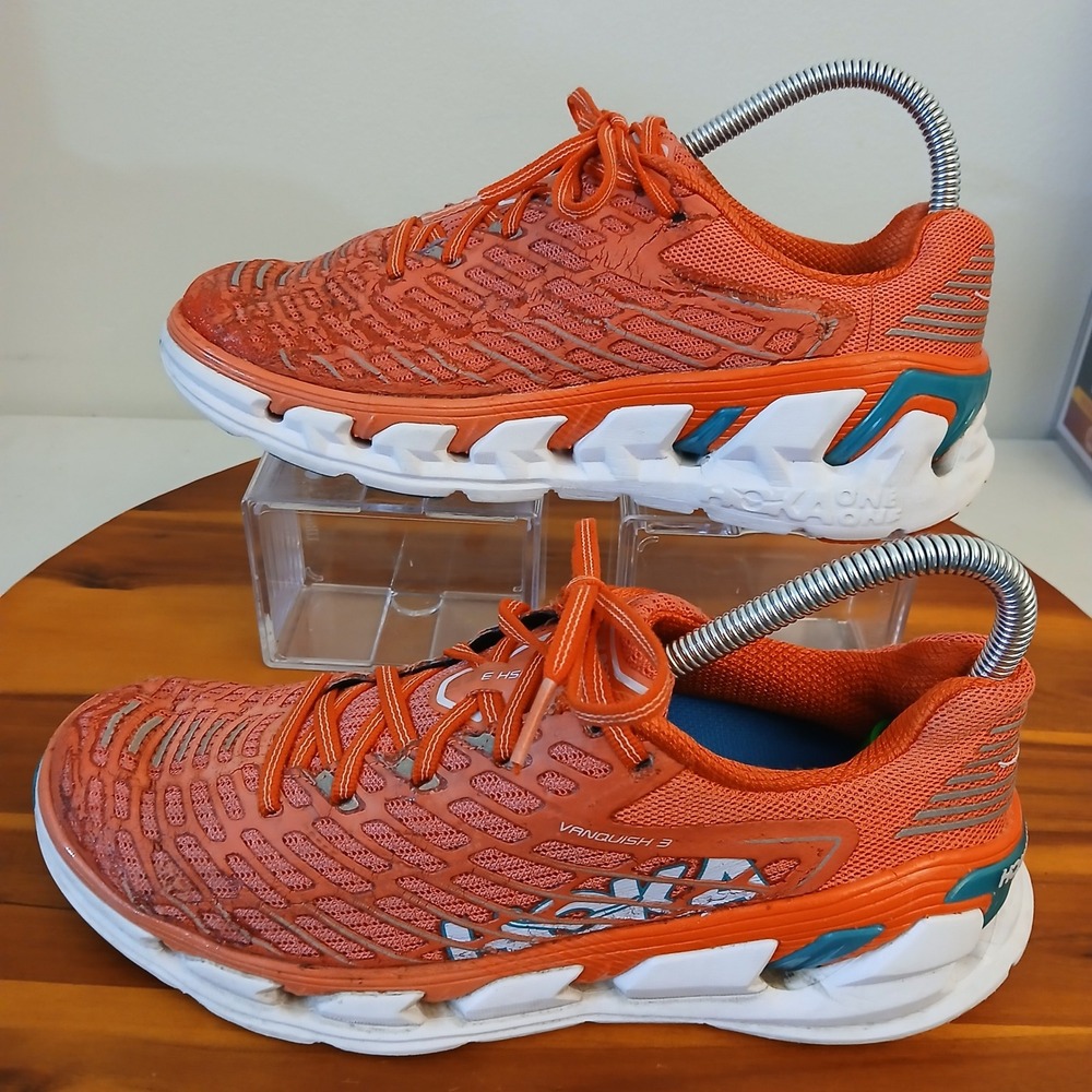 Hoka One One Orange Athletic Running Shoes